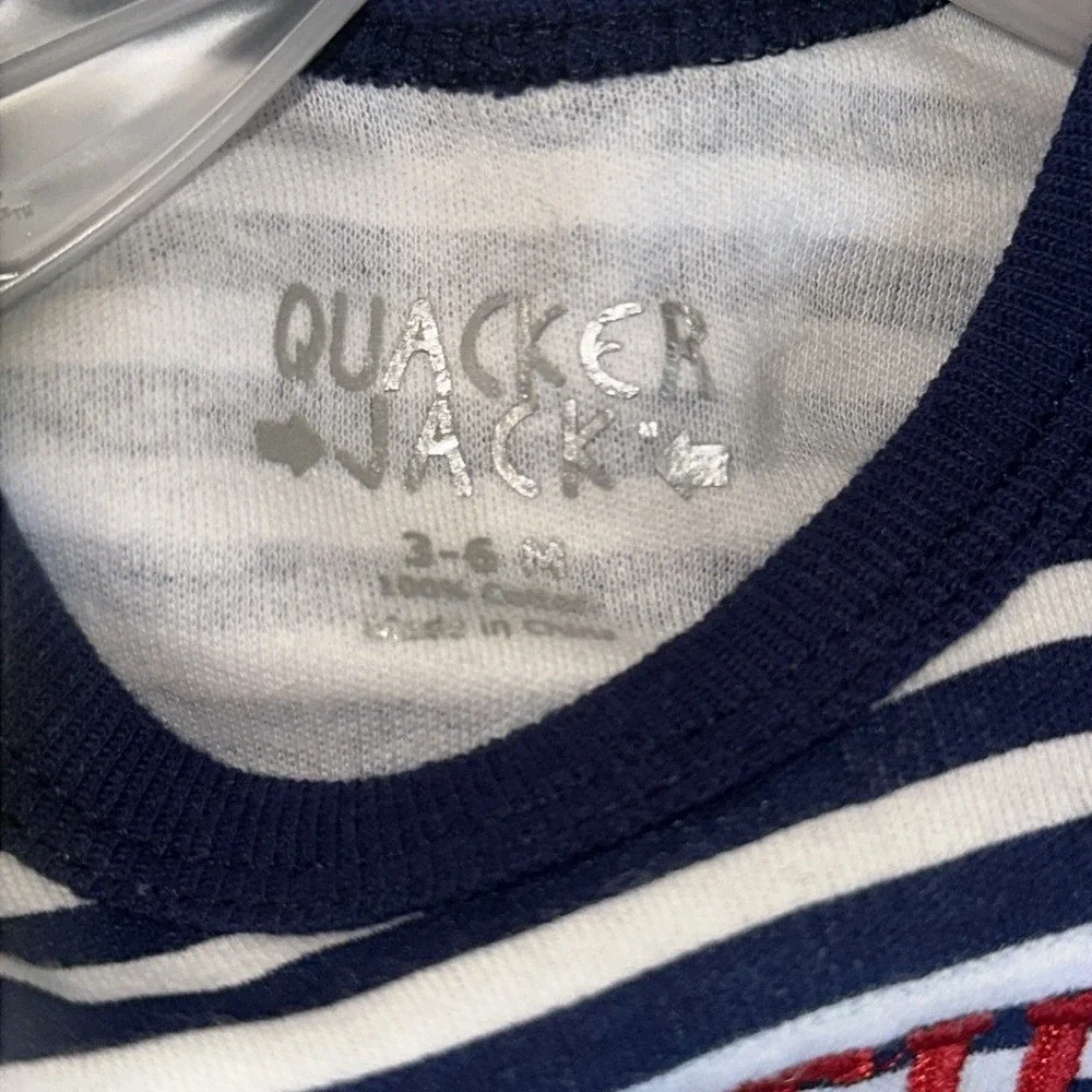 Quacker Jack Baby Boy 3PC Baseball Outfit Set Future MVP Navy Grey 3-6M NEW